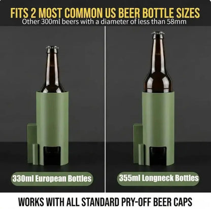 Décapsuleur mortier pour bouteille de bière, décapsuleur pop-up, lanceur de capsules tactique, bouton-poussoir mains libres, exclusivité homme, décoration de bar et de bureau