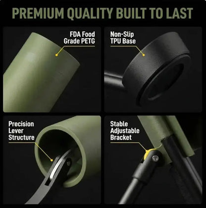 Décapsuleur mortier pour bouteille de bière, décapsuleur pop-up, lanceur de capsules tactique, bouton-poussoir mains libres, exclusivité homme, décoration de bar et de bureau