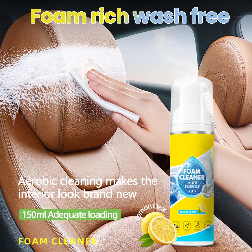 4-in-1 Multi-Enzyme Foaming Cleaner — A Multi-Purpose Deep Cleaning Spray Suitable for Car Interiors, Kitchen Grease, Bathroom Tiles, and Sofa Fabrics.