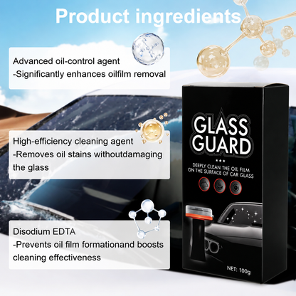 Car-Mounted Handheld Glass Oil Film Remover Paste — Removes Stains Without Leaving a Trace